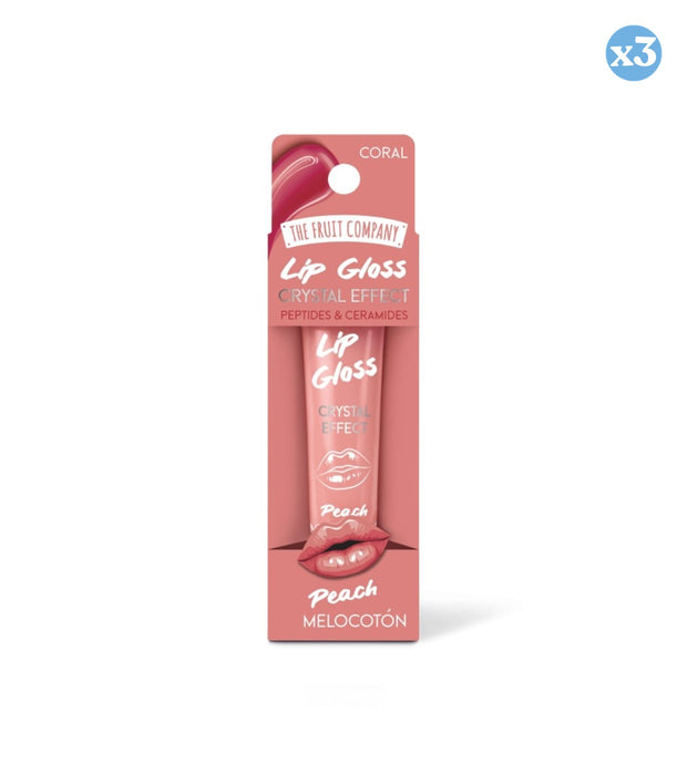 Pack 3x - BRILHO LABIAL DONUT PÊSSEGO - The Fruit Company - 2