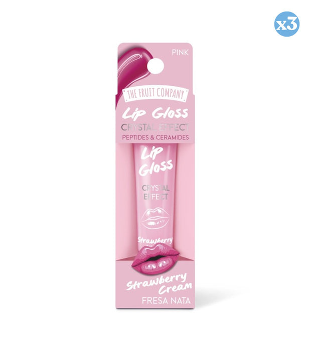 Pack 3x - BRILHO LABIAL DONUT MORANGO CREME - The Fruit Company - 2