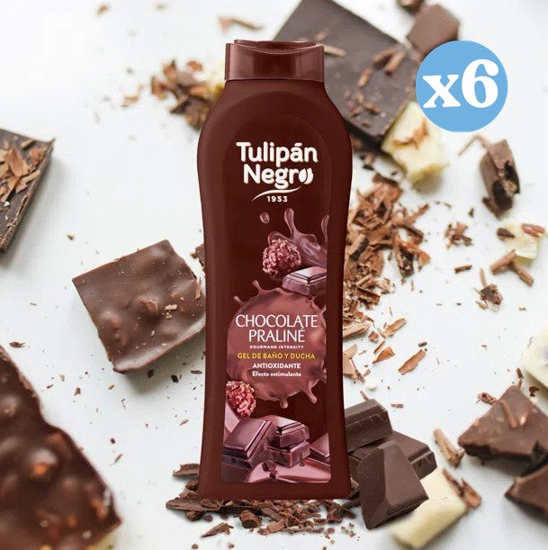 Pack 6x - Gel de Banho Tulipán Negro Chocolate Praliné 650 ml - Tulipan Negro - 2