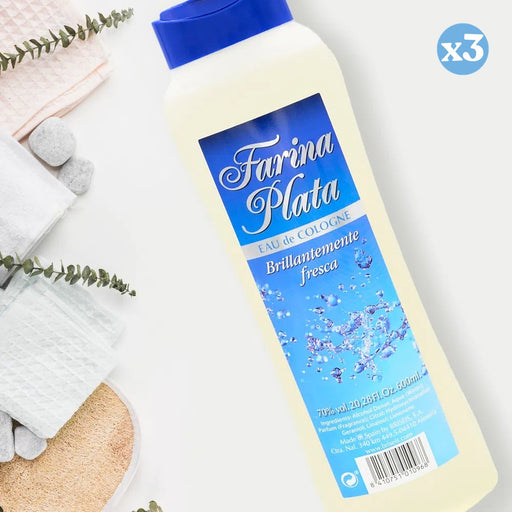 Pack 3x - COLÔNIA FARINA PRATA 600 ML - Tulipan Negro - 2