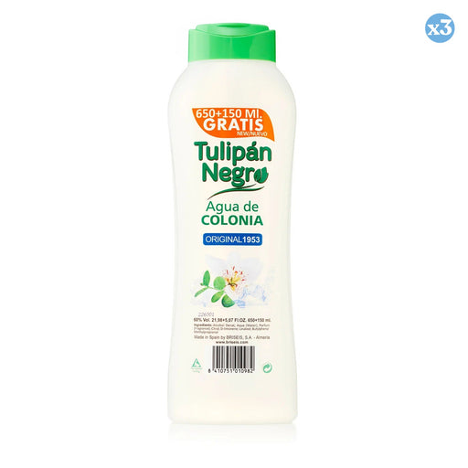 Pack 3x - ÁGUA DE COLÔNIA TN ORIGINAL 1953 800 ML - Tulipan Negro - 1