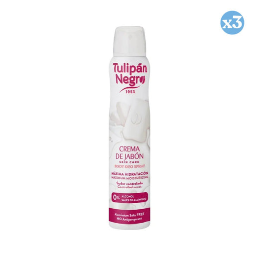 Pack 3x - SPRAY DEO CREME DE SABÃO 200ML - Tulipan Negro - 1