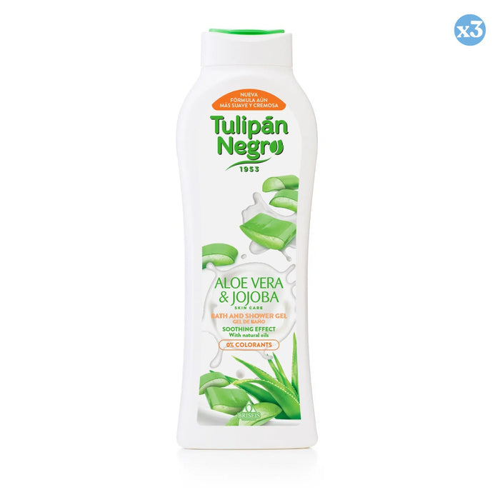 Pack 3x - Gel de banho Tulipán Negro Aloe Vera 650 ml - Tulipan Negro - 1