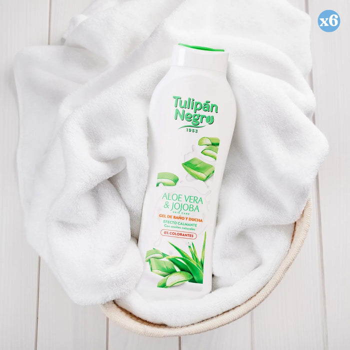Pack 6x - Gel de banho Tulipán Negro Aloe Vera 650 ml - Tulipan Negro - 3