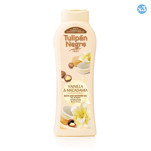 Pack 3x - GEL TULIPAN NEGRO BAUNILHA E MACADÂMIA 650 ML - Tulipan Negro - 1