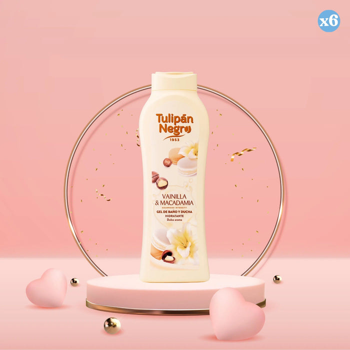 Pack 6x - GEL TULIPAN NEGRO BAUNILHA E MACADÂMIA 650 ML - Tulipan Negro - 3