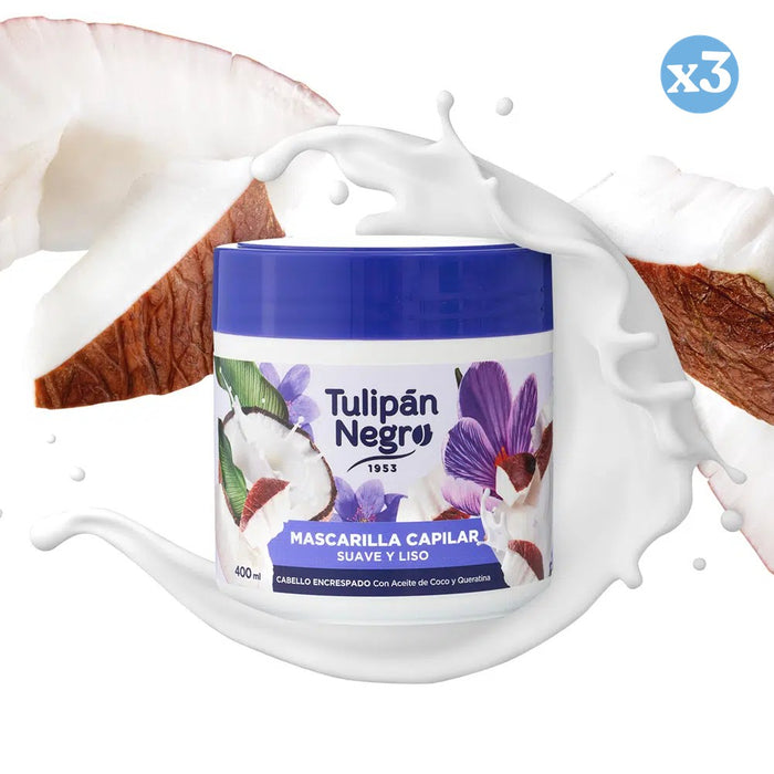 Pack 3x - MÁSCARA MICELAR TN SUAVE E LISO 400ML - Tulipan Negro - 3