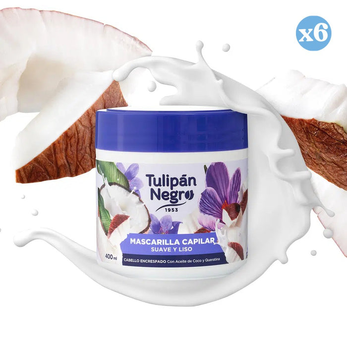 Pack 6x - MÁSCARA MICELAR TN SUAVE Y LISO 400ML - Tulipan Negro - 3