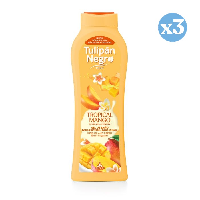 Pack 3x - Gel de Banho Tulipan Negro Tropical Manga - Tulipan Negro - 1