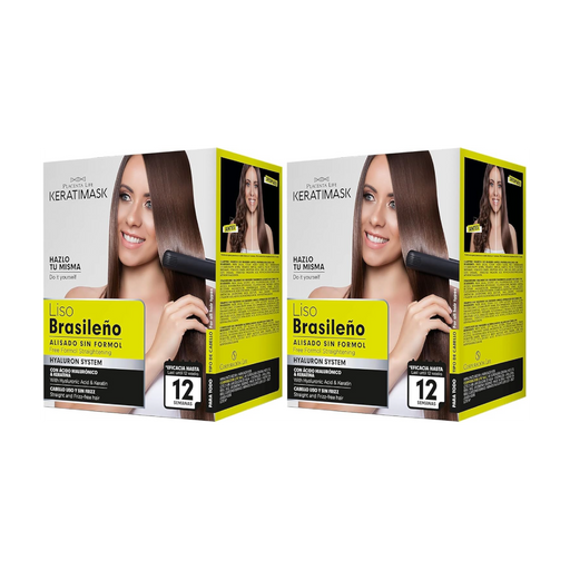 Pack 2 Alisamento Brasileiro Keratimask sem Formol - Be Natural - 1