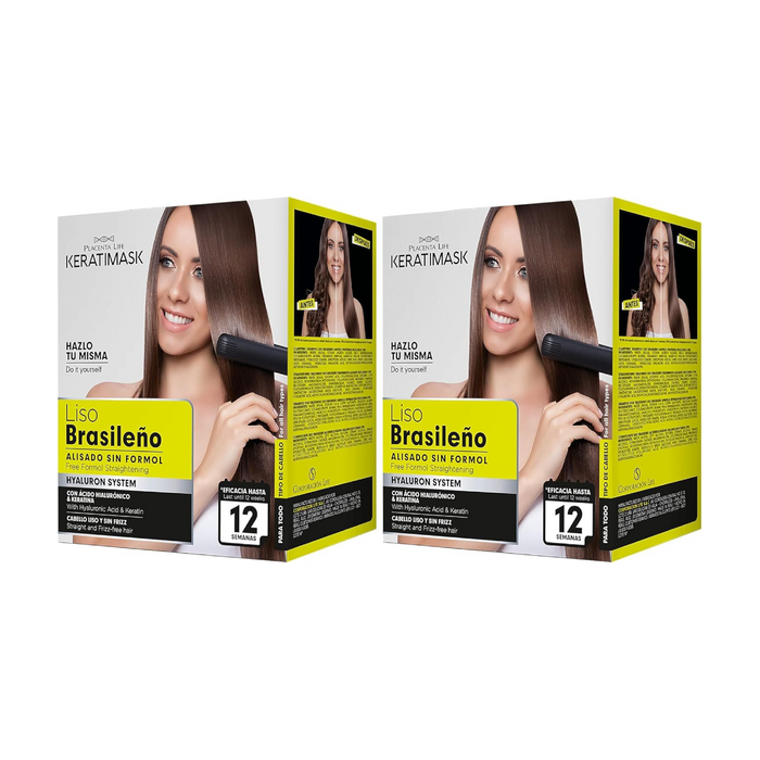 Pack 2 Alisamento Brasileiro Keratimask sem Formol - Be Natural - 1