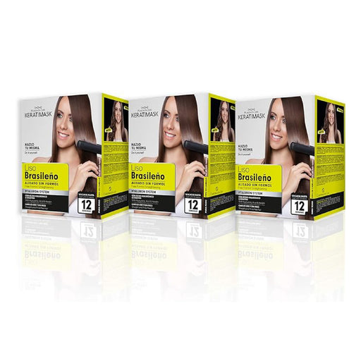Pacote 3 - Kit de Alisamento Brasileiro sem Formol - Keratimask - Be Natural - 1