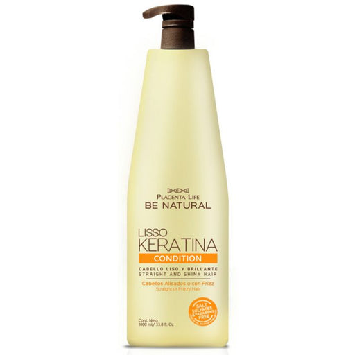 Condicionador Liso Queratina - Be Natural : 1 L - 1