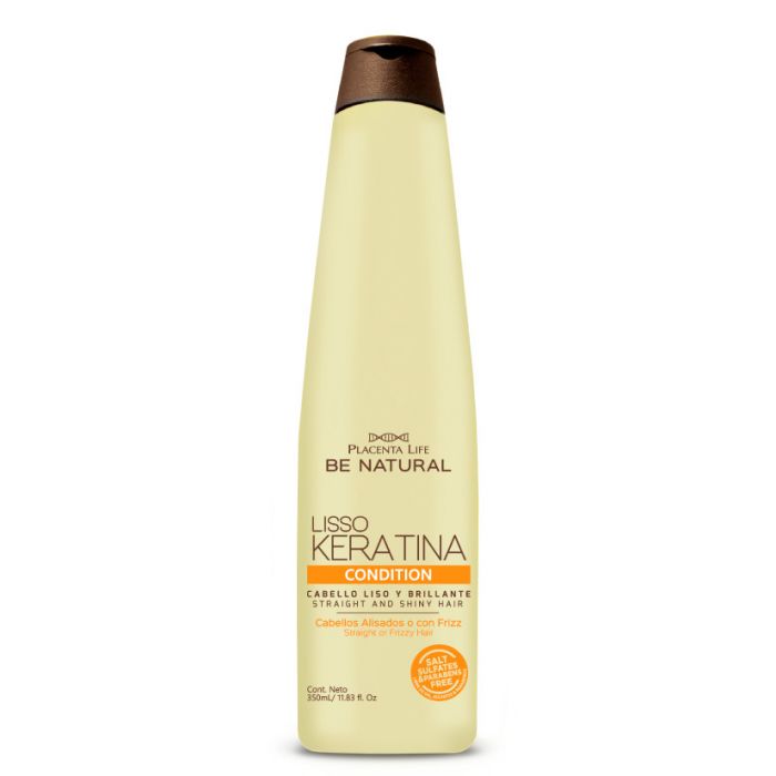 Condicionador Liso Queratina - Be Natural : 350ml - 1