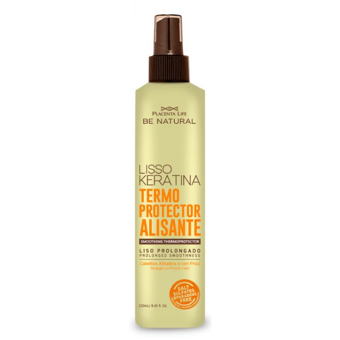 Lisso Keratin Spray Termoprotector Alisante - 250ml - Be Natural - 1
