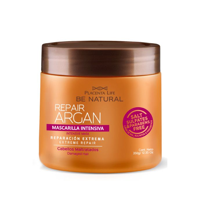 Máscara Intensiva Repair Argan - 350 gr - Be Natural - 1