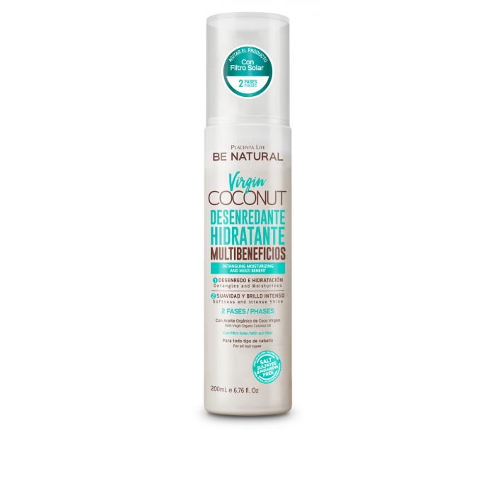 Óleo Capilar - Antifrizz de Coco Virgem 200ml - Be Natural - 1