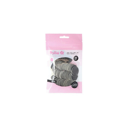 Pack de Lixas Redondas para Pedicure 25mm - Pollié - 1