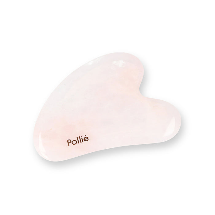 Pedra de Quartzo Rosa para Massagem Facial - Pollié - 1