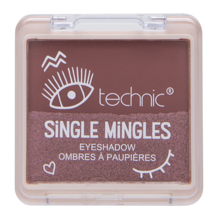 Singles Mingles Sombra de Olhos - Technic Cosmetics : Kiss Chase - 1