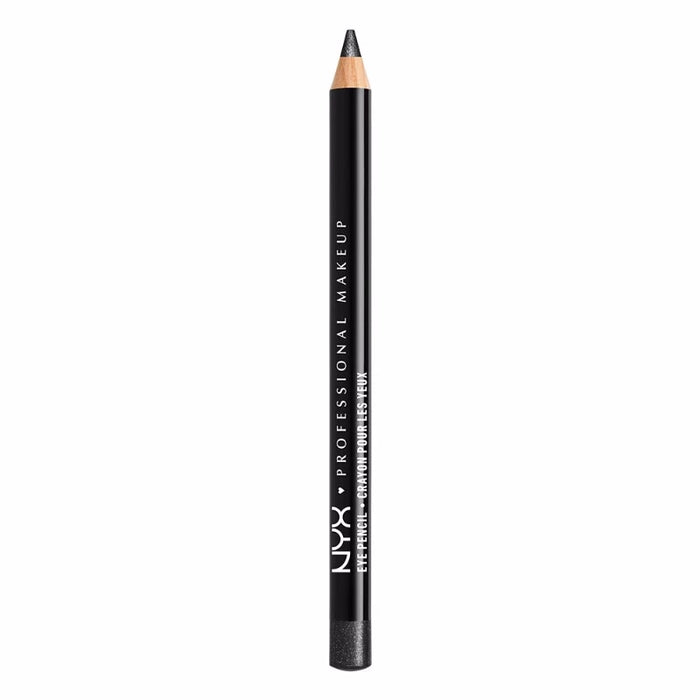 Lápis de Olho Fino Cintilante - Nyx : black shimmer - 1