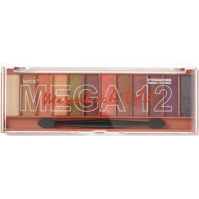 Paleta de Sombras de Olhos Mega 12 - Technic Cosmetics : Marrakech Edit - 1