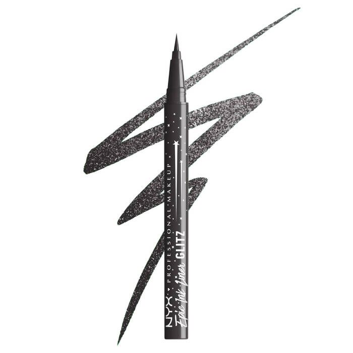Delineador à Prova d'Água Epic Ink Liner - Nyx : Graphite Glitz - 1