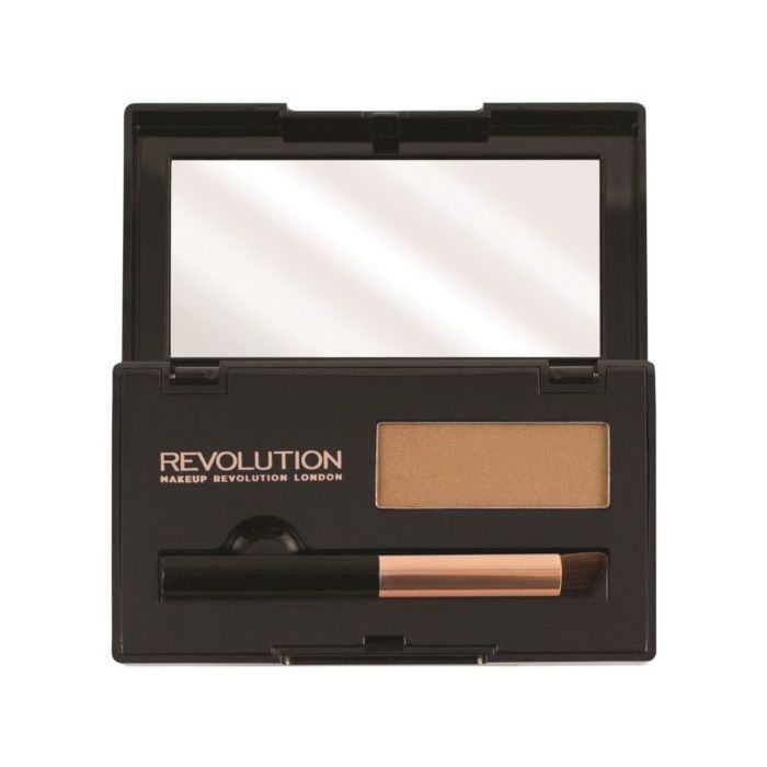 Paleta de cobertura de raíces para cuidado capilar Hair Care Root Cover Up - Make Up Revolution : Light Brown - 1