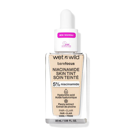 Base de Maquiagem Bare Focus Niacinamida Skin Tint - Wet N Wild : Fair - 1