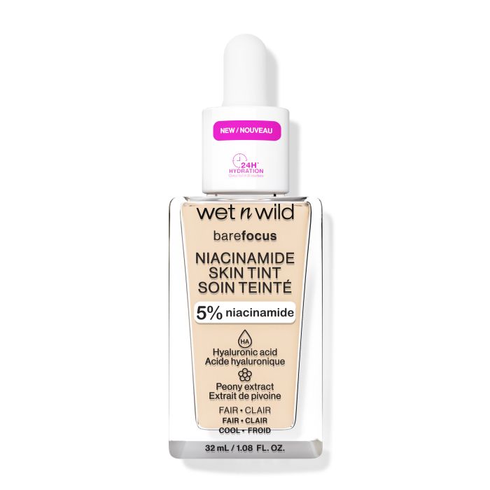 Base de Maquiagem Bare Focus Niacinamida Skin Tint - Wet N Wild : Fair - 1