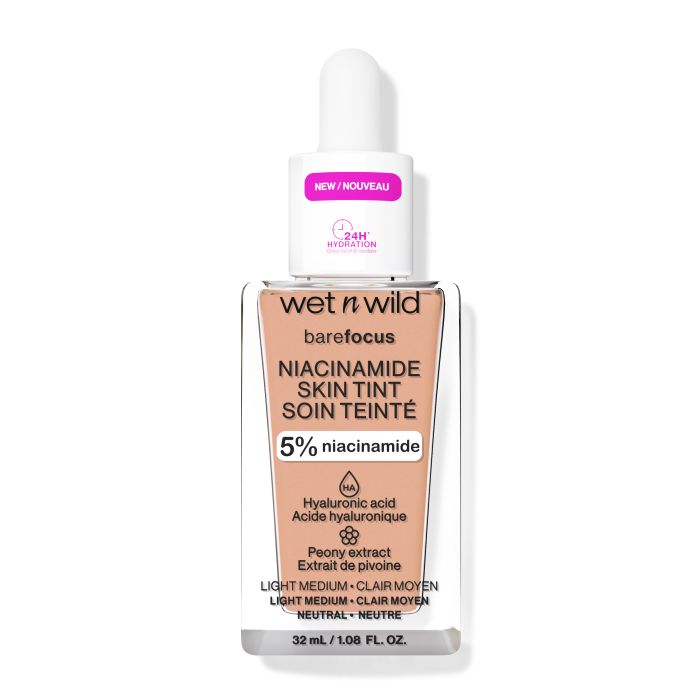 Base de Maquiagem Bare Focus Niacinamida Skin Tint - Wet N Wild : Natural Light - 1
