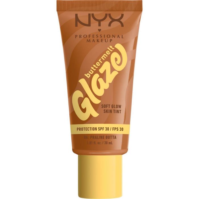 Buttermelt Glaze Soft Glow Skin Tint - SPF 30 - 30 ml - Nyx : 06-Praline Butta 30 ml - 1