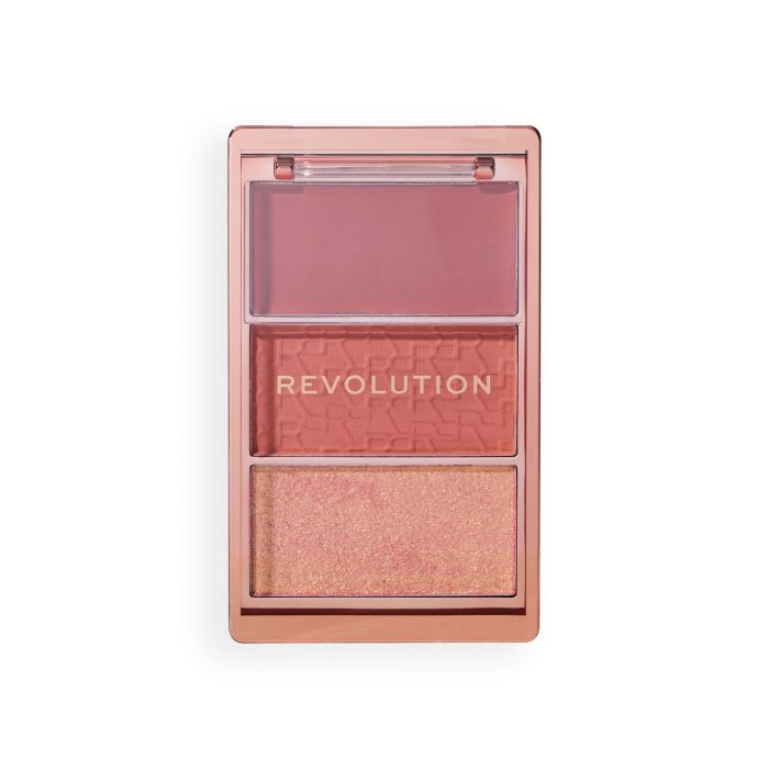 Paleta de Blush Icon - Make Up Revolution : Aura Points Rose - 1
