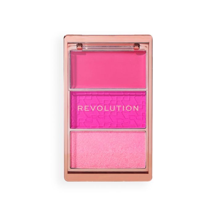 Paleta de Blush Icon - Make Up Revolution : Hot Pink Flag - 1