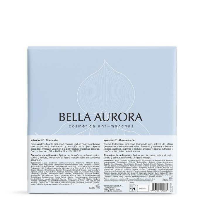 Pack Splendor 60 Dia + Splendor 60 Noite 100 ml - Bella Aurora - 3
