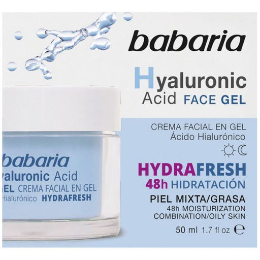 Creme Facial em Gel com Ácido Hialurônico - Babaria - 1