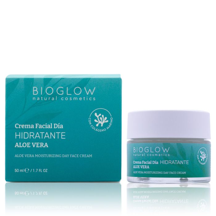 Creme Facial Hidratante de Dia com Aloe Vera 50ml - Bioglow - 1