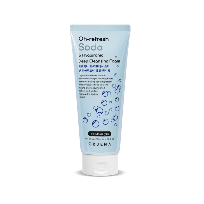 Orjena - Oh Refresh Soda - Hyaluronic Deep Cleansing Foam - 180 ml - Orjena - 1