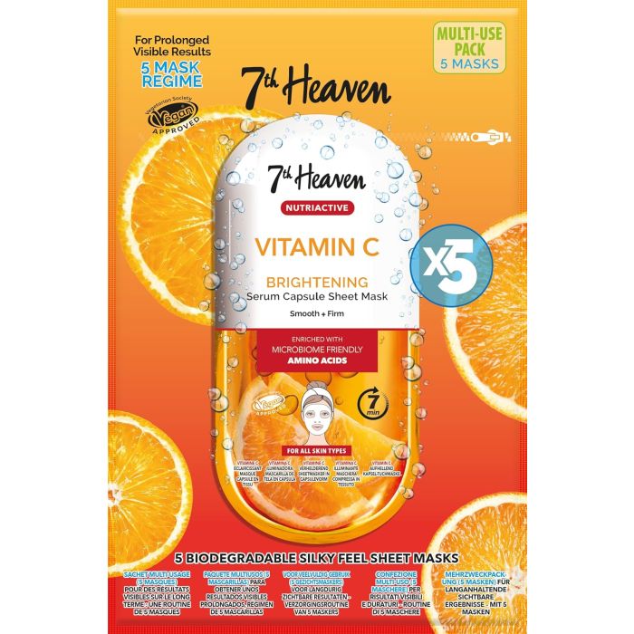 Montagne Jeunesse - Pack Mascarillas Vitamina C Iluminadora - Pack 5 unidades - Montagne Jeunesse - 1