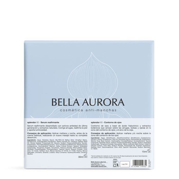 Pack Splendor 60 Sérum Reafirmante + Contorno de Olhos Redensificante - Bella Aurora - 4