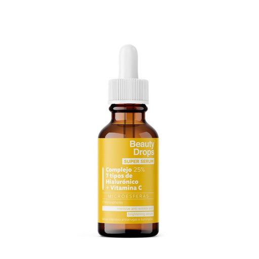 Super Sérum Intensivo Anti-rugas e Iluminador ácido Hialurónico + Vitamina c 30 ml - Beauty Drops - 1