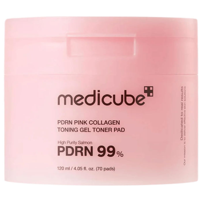 Medicube - PDRN Pink Collagen Toning Gel Toner Pad - Pink - Pack de 60 almohadillas - Medicube - 1