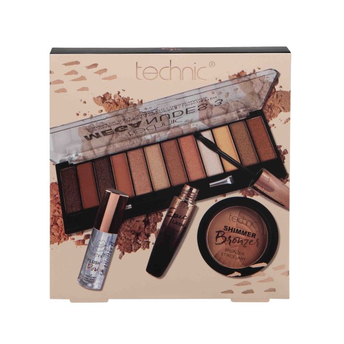 Conjunto de Maquiagem Mega Nudes Collection - Technic Cosmetics - 1