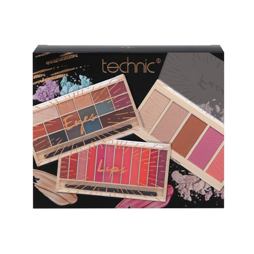 Conjunto de Paletas para Rosto, Olhos e Lábios - Technic Cosmetics - 1