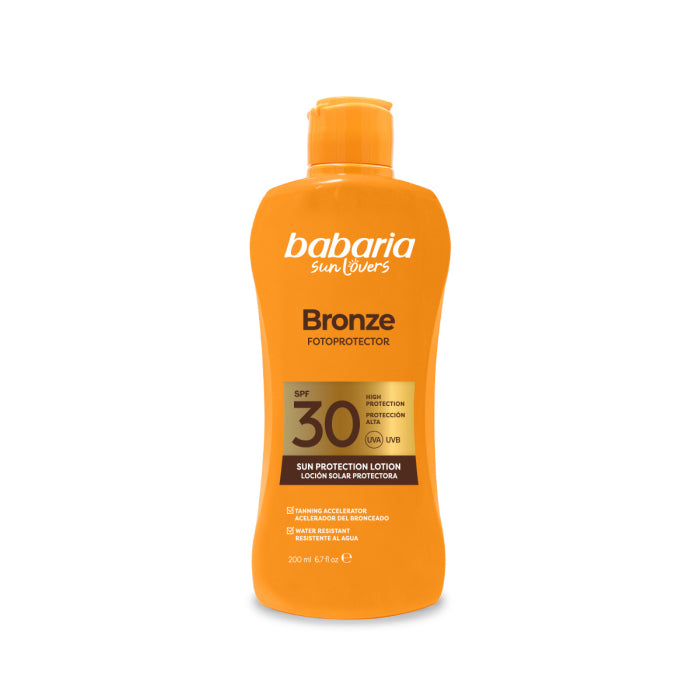 Protetor Solar Bronze Leite Spf30 200 ml - Babaria - 1