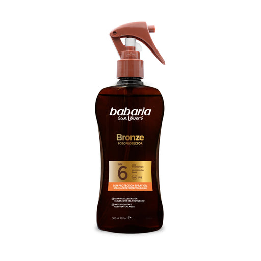 Óleo Protetor Solar Bronze Spf6 300 ml - Babaria - 1