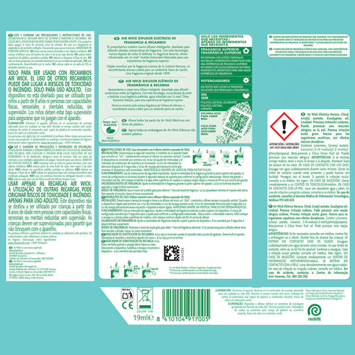 Difusor Eléctrico e Recarga de Ambientador de Óleos Essenciais Nenuco - Air-wick - 2