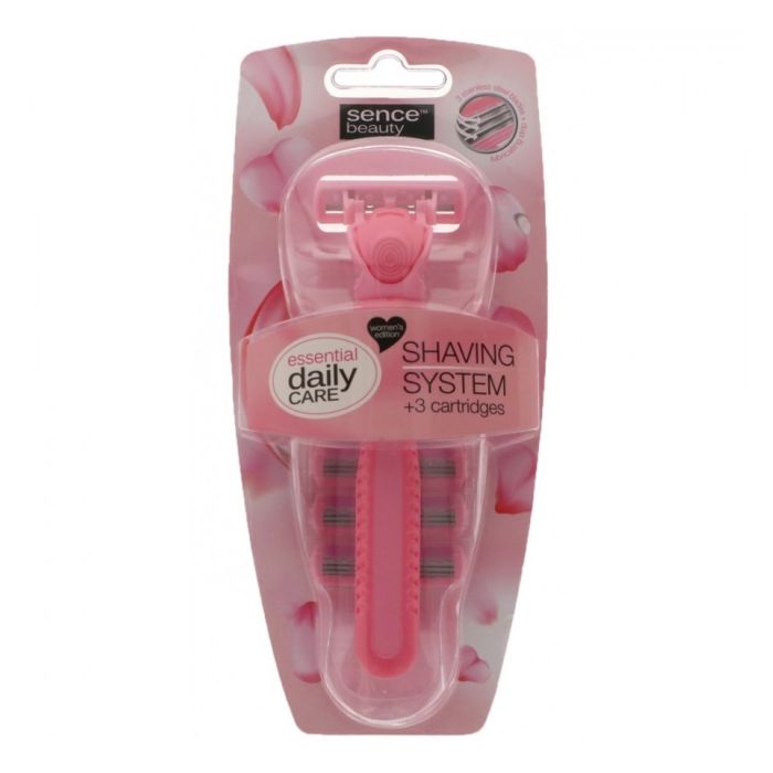 Máquina de Afeitar + 3 Recargas - Sence Beauty - 1