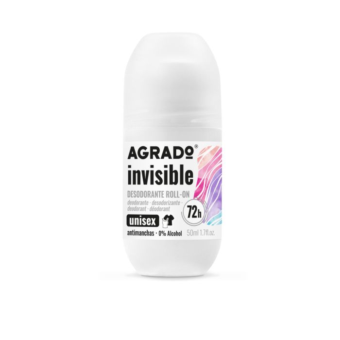 Desodorante Antitranspirante Roll-on Invisível 50 ml - Agrado - 1