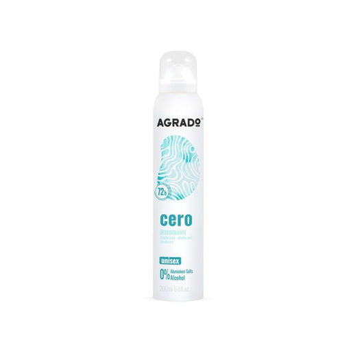 Desodorante Antitranspirante Spray Zero 200ml - Agrado - 1